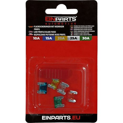 Mini fusibili a basso profilo, 5 pezzi EPFUSE29 (1/2)