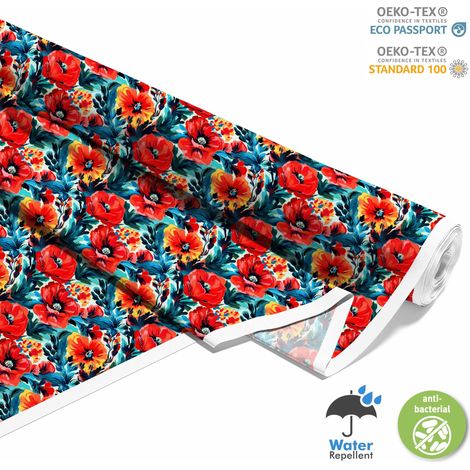 Outdoor dekostoffe oxford - Blumen - DX3034 (1/5)