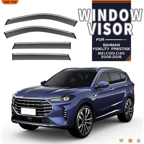 Déflecteurs de pluie pour vitres de voiture Bahman Fidelity Prestige 2016-2018, 4 pièces, auto( ) (1/5)