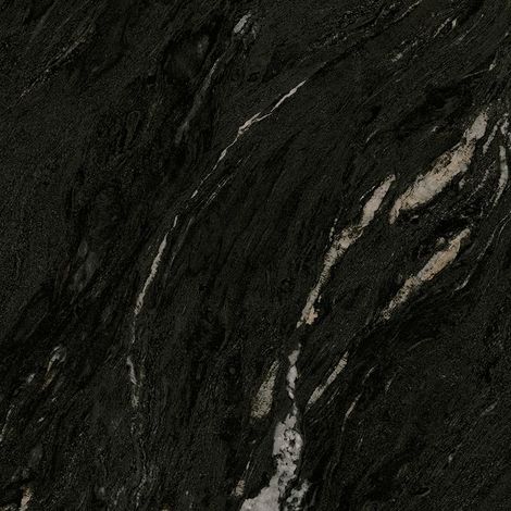 Carrelage Aspect marbre Marbella noir poli 80x80 cm (1/2)