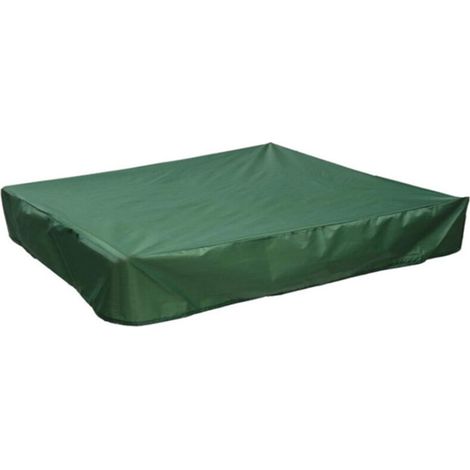 royaluxe - Housse imperméable de jardin - Pare-soleil carré avec écran solaire - Housse anti-sable (vert foncé) 15015020cm (1/4)