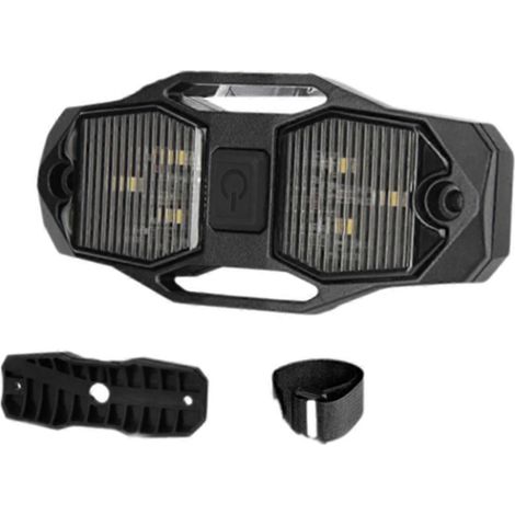 Plafonnier LED bicolore rouge et blanc pour UTV RZR et UTV 4x4, avec interrupteur. (1/5)