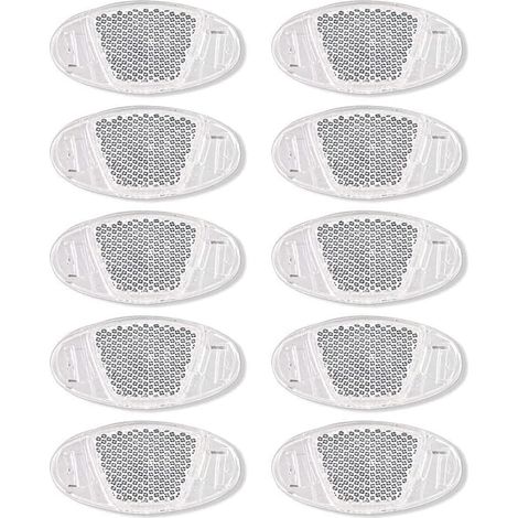 10 Pcs Réflecteurs pour Rayon Vélo, Catadioptre Velo Adaptés à Tout Type de Voiture de Pliage Performance De Vélo De Montagne Autres Voitures(argent) (1/4)