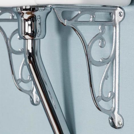 Old London Chrome High Level Flush Pipe Pack - FA313
