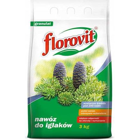 Fertilizante Florovit para coníferas 3 kg 1 unidad. (1/2)
