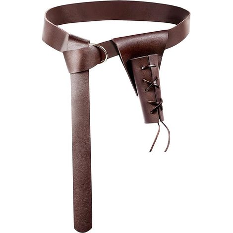 Ceinture de chevalier avec fourreau d'épée - ceinture de pirate - ceinture médiévale - ceinture de jeu de rôle - accessoires de ceinture (1/5)