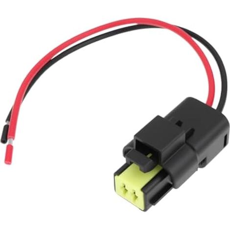 Connecteur Faisceau de Réparation Capteur de Température d’évaporateur 2 Broches Compatible avec 211PC022S0049 et 211PC022S0149 (1/4)