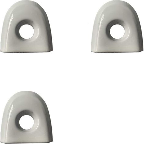 3 tapas para cerradura de puerta de coche con orificio para llave para Nissan Juke y Micra Drivers 806441KK0D Accesorios para coche Blanco (1/3)