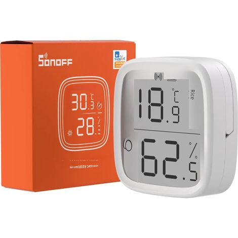 Sonoff SNZB-02D Zigbee Temperatur- und Feuchtigkeitssensor mit Sprachsteuerung und MicroLink für Smart Home (1/5)