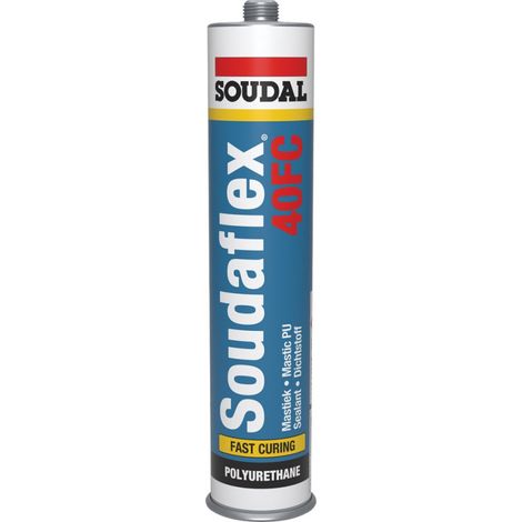 Soudaflex 40FC - Mastic colle polyuréthane - Soudal - 310 ml Acajou (285)