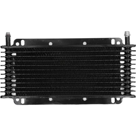 Jeffergarden Refroidisseur d'huile en aluminium pour transmission automatique, compatible avec les moteurs de voitures, motos, quads et motos tout-terrain de 50 à 250 cm³-DOU