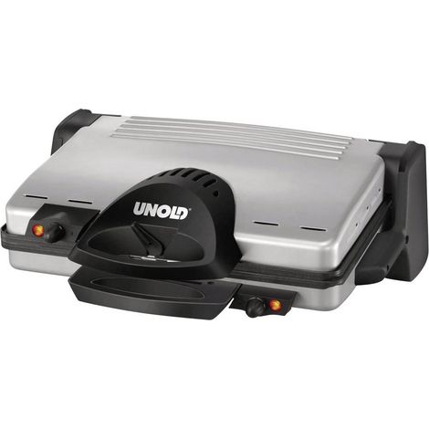 Grill à contact Unold 8555 acier inoxydable, noir C54230 (1/3)