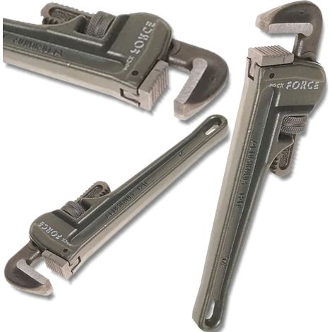Llave de tubo ajustable ROCKFORCE de 12" y 300 mm AJUSTABLE
