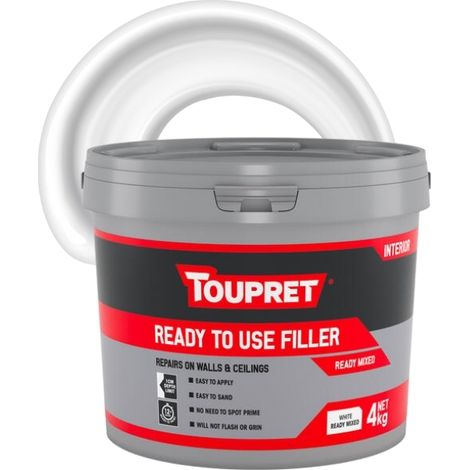 Toupret Ready Mixed Interior Filler - 4Kg