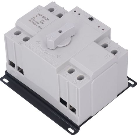 Commutateur de transfert automatique AC230V 63A 2P à double alimentation pour équipements électriques (1/5)