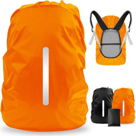 Housse de pluie imperméable et réfléchissante pour sac à dos, anti-poussière, antivol, vélo, randonnée, camping. (1/5)