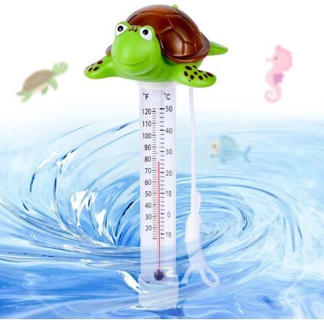 Floating thermometer for swimming pools, for measuring the water temperature of pools, spas, jacuzzis and aquariums - AquaForge (1/5)