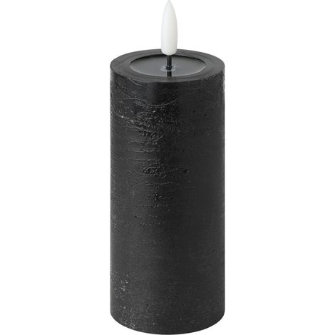 Eglo LED Kerze Leskino warmweiß 12,5 x Ø 5,5 cm schwarz (1/3)