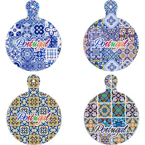 Signes Grimalt Sottopentola Idraulico 4U Vintage Blu Ceramica 1x23x18cm