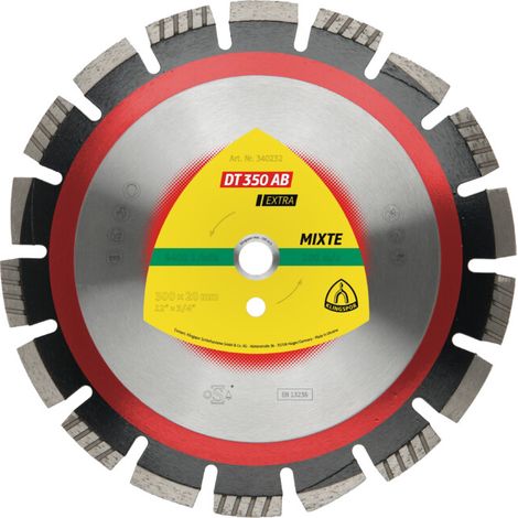 Disque diamant mixte D350x25.4 DT350AB Klingspor (1/2)