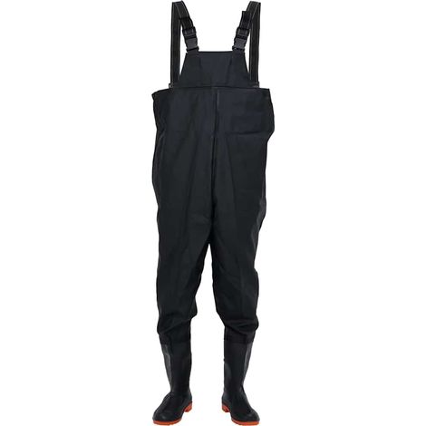 Cuissardes avec bottes noir taille 40 (1/5)