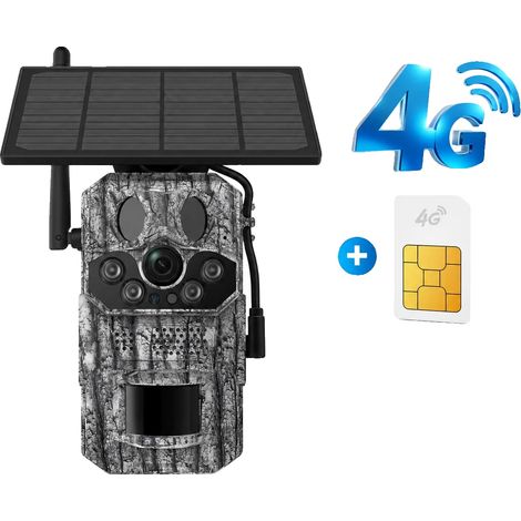 Wildkamera, 4G-Konnektivität, KI-Tiererkennung, 4G GPS +4G Karte (1/2)