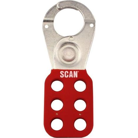 Secure Scan Lockout Hasp with Key Locking Mechanism (Model GY-0002-1)