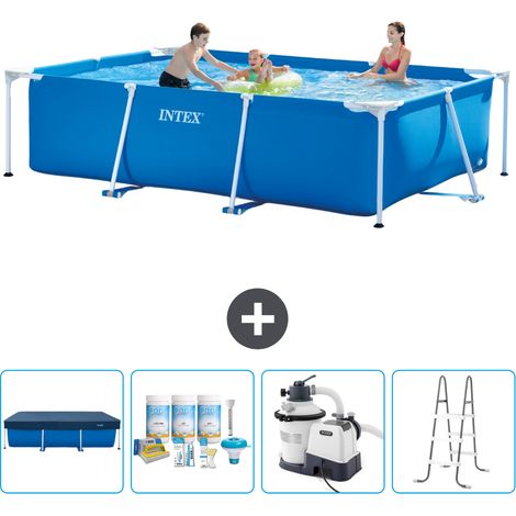Rechteckiger Frame Pool - 300x200x75 cm - 5-teilig SCB64 (1/5)