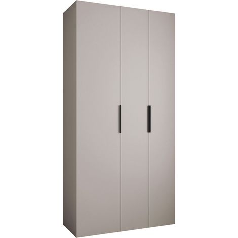 Armario Hartford 573, Cachemira, 246x120x42cm, Puertas de armario: Con bisagras, Número de estantes: 6 (1/5)