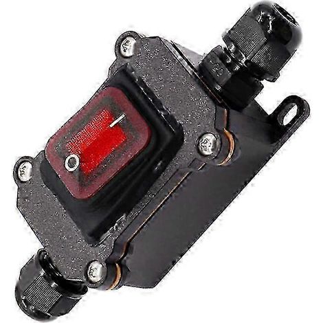 Interrupteur CC haute intensité 12 V 20 A, étanche IP67, type à connexion directe (1/5)
