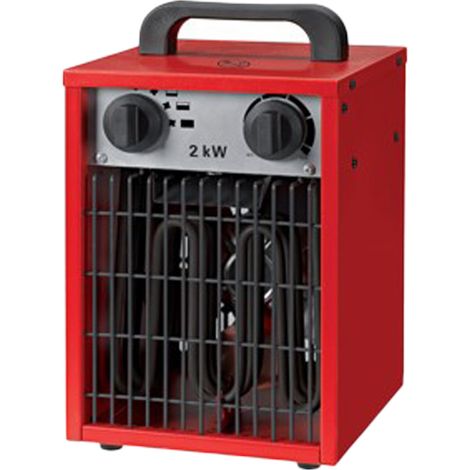 TECTOOL Chauffage de chantier - modèle TMBH 2000-3 - 230V & 2000W - protection IP24 - 3 niveaux de puissance : 650W / 1300W / 2000W