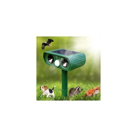 TAISHENGDA-Répulsif Animaux Ultrasonique Solaire avec Flash LED – Dispositif Anti Chats Chiens Oiseaux Rongeurs pour Jardin (1/5)