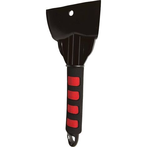 Grattoir à Glace pour Voiture, SUV et camionnette, raclette Givre Robuste pour dégivrer Les Pare-Brise et Les vitres de Voiture, idéal pour l'hiver Contre la Glace et la Neige - Rouge/Noir(25. (1/4)