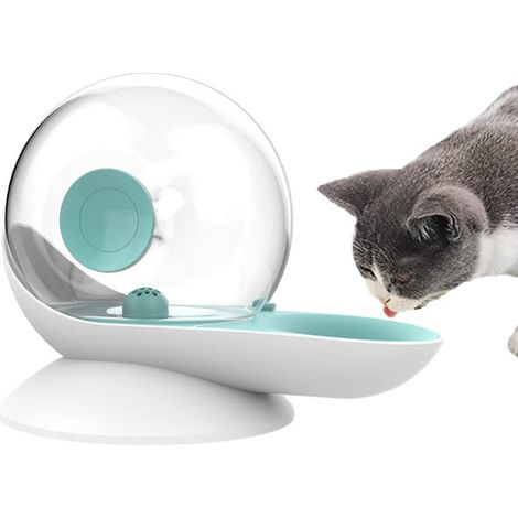 Distributeur d'eau Automatique pour Chien Chat, en Forme d'escargot, Abreuvoir à gravité pour Animaux domestiques, Fontaine Transparente Distributeur de Bol d'eau pour Chien Chats, 2.8 L