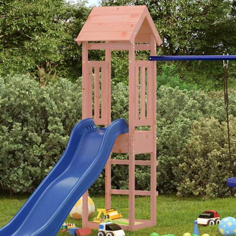 vidaXL Play Tower 52,5x46,5x206,5 cm Solid Wood Douglas (1/5)