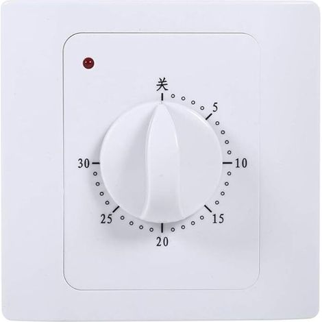 Interrupteur Minuterie Mecanique, MAGT 220v 10a 30 Min Minuterie Électrique Numérique Temps Interrupteur De Commande De Contrôle Compte À Rebours Intelligent Time Timer Switch