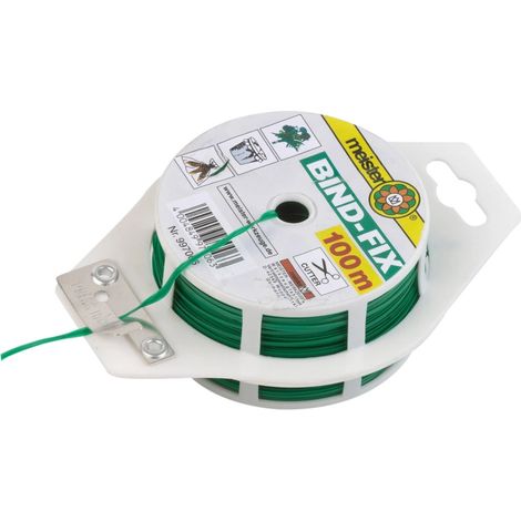filo per giardinaggio in ferro plastificato, verde, 100 metri (1/2)