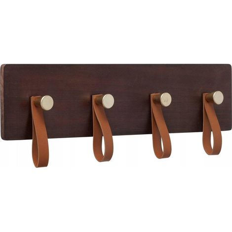 Boltze Perchero de pared SKADO camel 40 cm