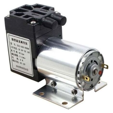 Mini Pompe À Vide 12V Pression Négative 5L/min 65-120kPa Avec Support Pour Aspiration (1/4)