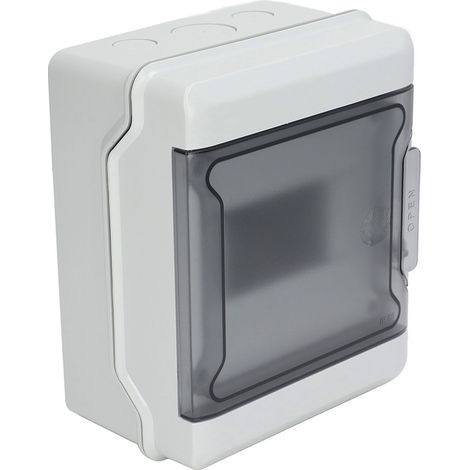 Boîtier de raccordement étanche IP65 pour usage intérieur/extérieur, résistant à la poussière et à l'eau - 6 entrées (1/5)