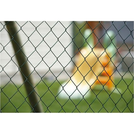 Dirickx – Grillage rigide simple torsion 2m x 25m – Revêtement plastifié vert RAL 6005 – Résistant aux intempéries – Pour délimitation de jardins