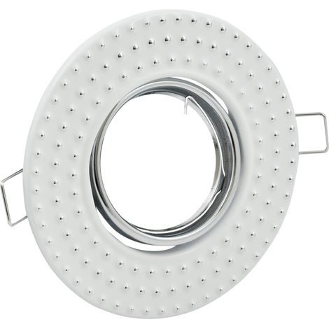 Spot encastré Polux FOBOS 7807 blanc/argent MR16 orient. (1/4)