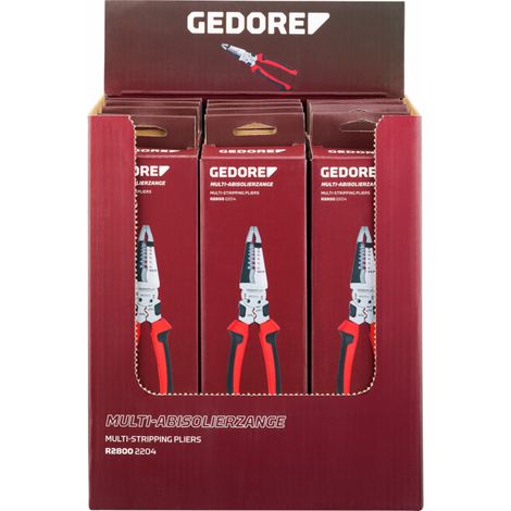 Gedore Pince à dénuder multiple 12 pièces en présentoir (1/2)