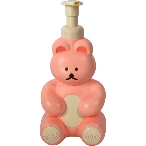 Filiyano-Flacon pompe à mousse en forme d'ours, rose, distributeur de savon mousse grande capacité pour les mains (1/4)