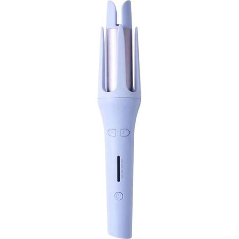 Fer à friser Automatique pour cheveux 32mm, Grandes boucles, Boucleur a Cheveux avec 3 températures réglables Chauffage rapide, 360 °Tournez le bigoudi pour cheveux longs(bleu)