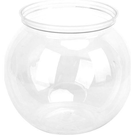 Mini aquarium en plastique Transparent, bol de gallon résistant aux chocs pour bibliothèque de bureau Mini (1/5)