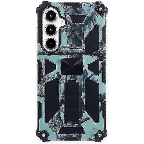 Étui téléphone camouflage militaire avec béquille intégrée pour smartphones 5G, robuste et antidérapant, protection renforcée, compatible divers modèles, design tactique, finition matte, usage quotidi (1/5)