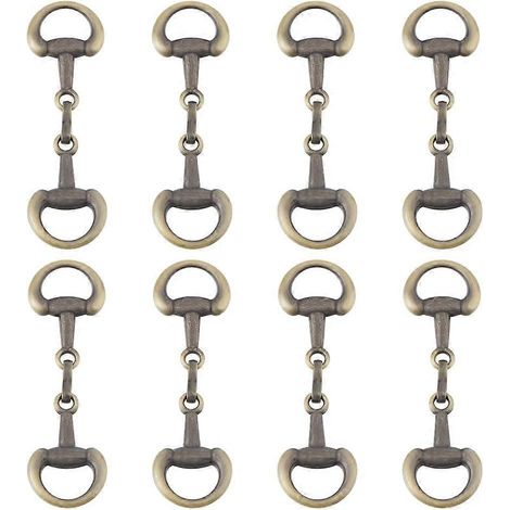 anneaux en D en alliage pour mors de bride, bijoux pour chevaux, mocassins, décoration, bronze 72x21x6mm( ) (1/5)