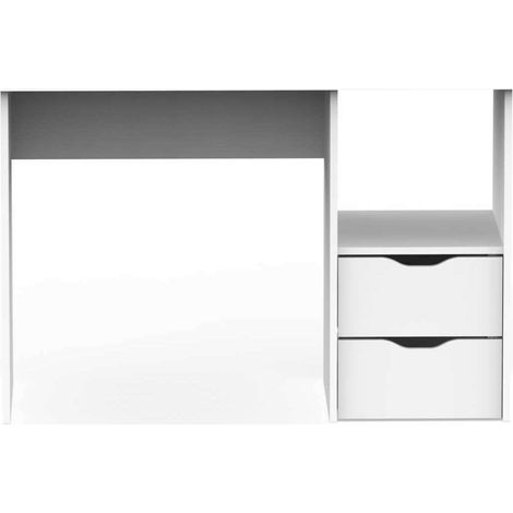 Mesa oficina o despacho Eko acabado blanco, 76 cm(alto)115 cm(ancho)50 cm(fondo) (1/5)