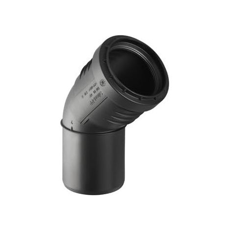 Geberit Curva Silent-PP, DN 100, dø 110 mm, 390.522.14.1